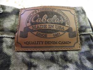 lot 1369 image: Cabelas Camo Jeans 36x29