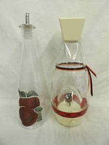 lot 1395 image: Oil Bottle and Musical Rye Bottle