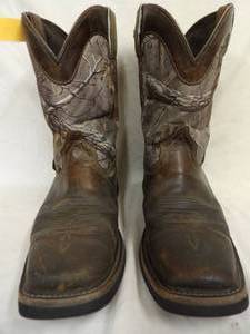 lot 1400 image: Mens Justin Camo Boots Size 12EE
