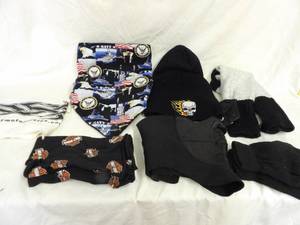 lot 1432 image: Doo Rags, Socks, Gloves