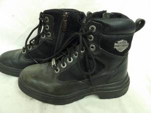 lot 1448 image: Womens Harley Boots Size 6
