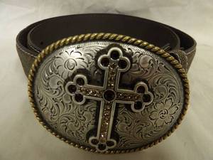 lot 1464 image: Nice Nocona Belt and Buckle