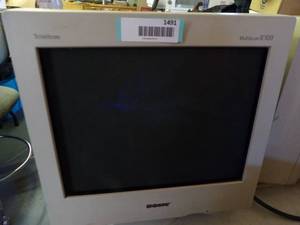 lot 1491 image: WOW 2-Vintage Computer Monitors