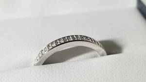 lot 24083 image: Divina 10kt Gold Diamond Accent Wedding Band- Retail$116.49 Size 5