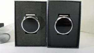 lot 24180 image: 2 Smart Watch Fitness Wristbands Sport Tracker 1.22-inch Waterproof IP67 Heart Rate Blood Pressure Monitoring