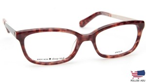 lot 24020 image: Kate Spade Rx Jazmine Camel Tortoise Women Eyeglasses- Retail$82.49