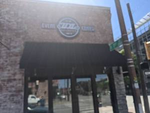 lot 104 image: Black outdoor awning