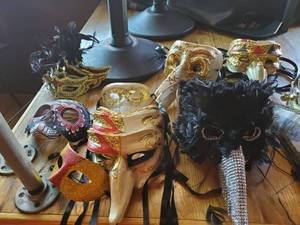 lot 4283 image: Assorted New Orleans Made Masks