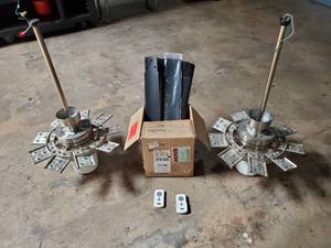 lot 4291 image: (2) Harbor Breeze Ceiling Fans With Remotes