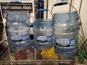 lot 4315 image: (3) San Jamar Ice Buckets