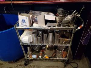 lot 4411 image: 3 Tier Rolling Cart