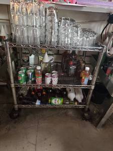 lot 2288 image: 30in Rolling Metro Rack