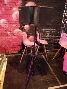 lot 2294 image: Eastern Acoustic Works Speaker With Stand JFL210