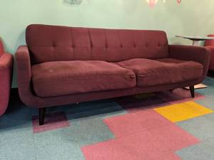 lot 2302 image: Purple couch