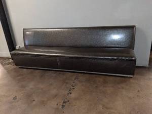 lot 2360 image: Black  sparkly bench