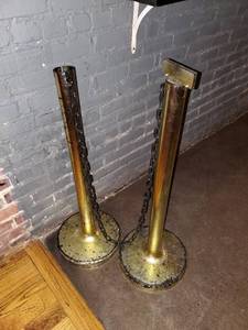 lot 2370 image: (2) Stanchions