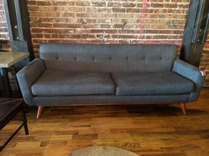 lot 2380 image: Gray couch