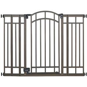 lot 5373 image: Home Safe Extra Tall Walk Through Decorative Baby Gate, 28-48