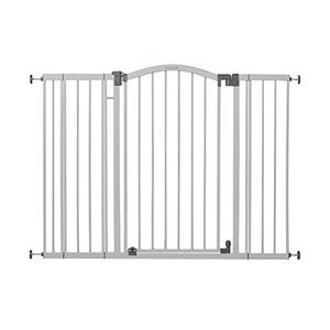 lot 5382 image: Summer Extra Tall & Wide Safety Baby Gate, Cool Gray Metal Frame �� 38�� Tall, Fits Openings 29.5�� to 53�� Wide, Baby and Pet Gate for Extra-Wide Doorways, Stairs, and Wide Spaces