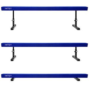 lot 5402 image: INTEY Adjustable Balance Beam, Gymnastic Practice Training Equipment for Home Use, 2 Patterns and 5 Adjustable Height Level for Kids and Adults