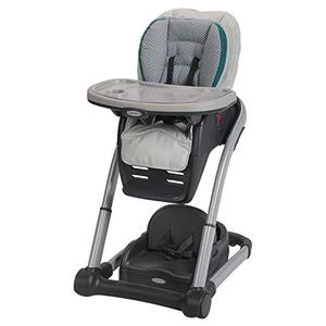 lot 5405 image: Graco Blossom 6 in 1 Convertible High Chair, Sapphire