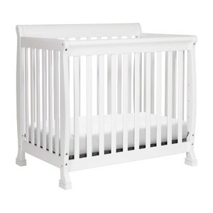 lot 5406 image: DaVinci Kalani 4-in-1 Convertible Mini Crib White