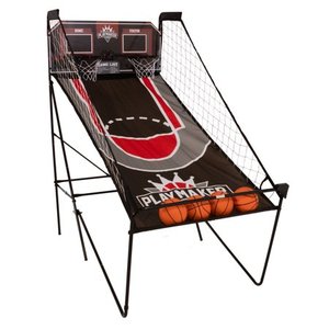 lot 5449 image: Triumph Play Maker Double Shootout Basketball Game Includes 4 Game-Ready Basketballs and Air Pump and Needle