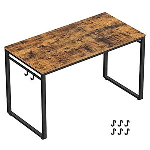 lot 5472 image: VASAGLE Home Office Desks, 39.4, Rustic Brown