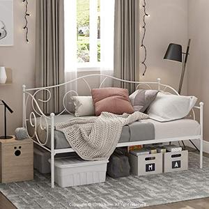 lot 5493 image: Furinno Angeland Carca Metal Daybed, Twin, White