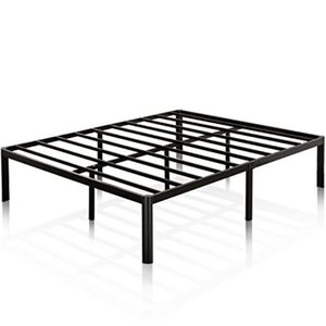 lot 5512 image: Zinus Van 16 Inch Metal Platform Bed Frame with Steel Slat Support  Mattress Foundation, Twin