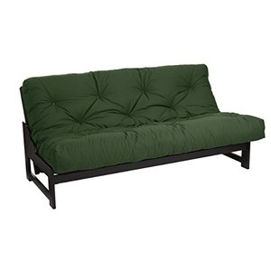 lot 5525 image: Mozaic Futon Mattress, Full, Hunter Green
