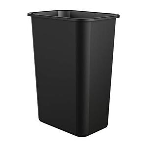 lot 5544 image: AmazonCommercial 10 Gallon Commercial Waste Basket, Black, 1-Pack