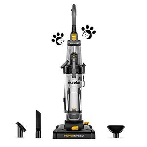 lot 5554 image: eureka PowerSpeed Bagless Upright Vacuum Cleaner, Pet Turbo, Black