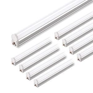 lot 5597 image: Barrina LED Shop Light, 4 ft 2200lm 6500K (Super Bright White) T5 Fixture, Linkable Shop Lights, Strip Lights, Tube Lights for Garage Warehouse Workshop Basement, Plug and Play, 8-Pack
