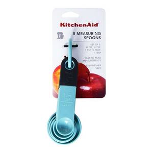 lot 5626 image: KitchenAid Measuring Spoons Aqua Sky