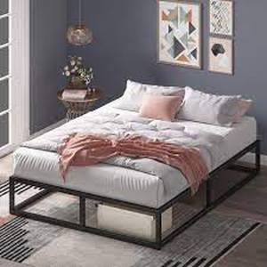lot 5510 image: Zinus Joseph 10 Inch Metal Platforma Bed Frame  Mattress Foundation  Wood ...