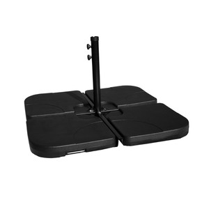 lot 1222 image: Westin Furniture - 4 Piece Universal Standard Cross Base Umbrella Weights - Retail $73.82