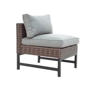 lot 1233 image: Festival Depot Right-Angle Armless Chair (Goes with Festival Depot &nbsp9-Piece Outdoor Conversation Set&nbsp- Retail $1709.79) ONE PIECE Armless Chair Only