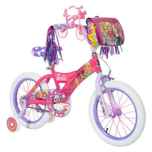 lot 1245 image: Dynacraft - 16 Barbie Bike - Pink - Retail $127.00
