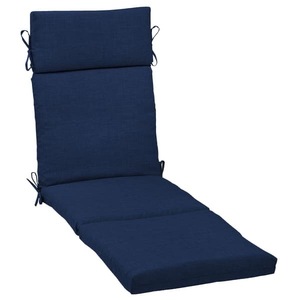 lot 1254 image: Arden Selections - Sapphire Leala Texture Outdoor Chaise Cushion -  72in. x21in. - Retail $80.27