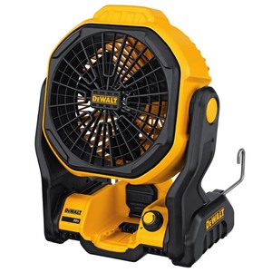 lot 1272 image: Dewalt Jobsite Fan Cordless or Corded 20v - Retail $99.00