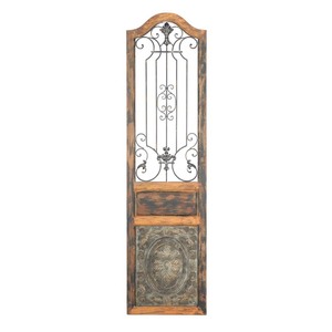 lot 1274 image: Wood Metal Wall Decor -BronzeBrown - Retail $205.00
