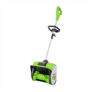 lot 22349 image: Greenworks 12-Inch 8 Amp Corded Snow Shovel 2600802