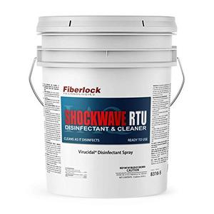 lot 22363 image: FIBERLOCK Shockwave RTU Multipurpose Disinfectant & Cleaner - 8316 - 5 Gallon