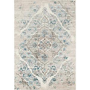 lot 22380 image: 4620 Distressed Cream 311x53 Area Rug Carpet Large New