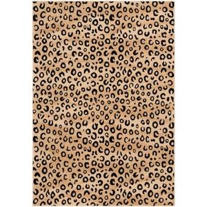 lot 22384 image: Well Woven Dulcet Leopard Animal Print Black Area Rug