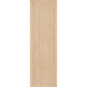 lot 22387 image: nuLOOM Elijah Seagrass Natural Runner Rug, 2 6 x 6, Beige