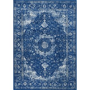 lot 22399 image: nuLOOM Paisley Verona Vintage Persian Area Rug, 3 x 5, Dark Blue