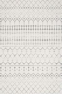 lot 22407 image: nuLOOM Moroccan Blythe Area Rug, 8 x 10, GreyOff-white