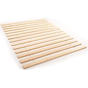 lot 22458 image: Classic Brands Xtreme Heavy-Duty Solid Wood Bed Support Slats  Bunkie Board, King